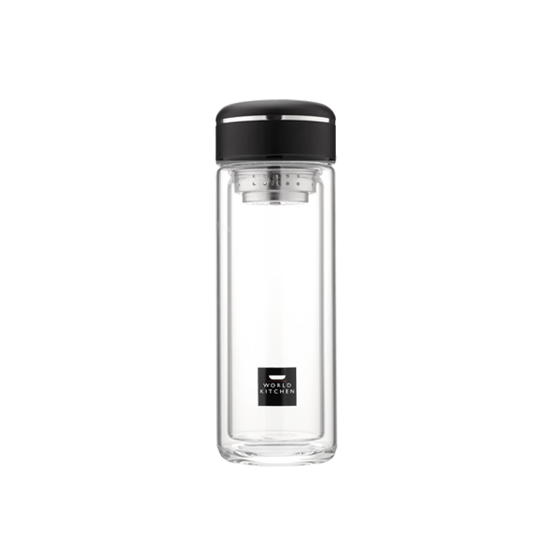 乐欣玻璃杯290mL一黑