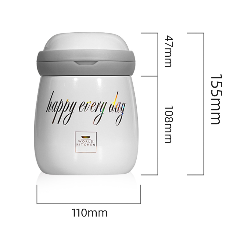 乐滋系列焖烧杯700ML-瓷白