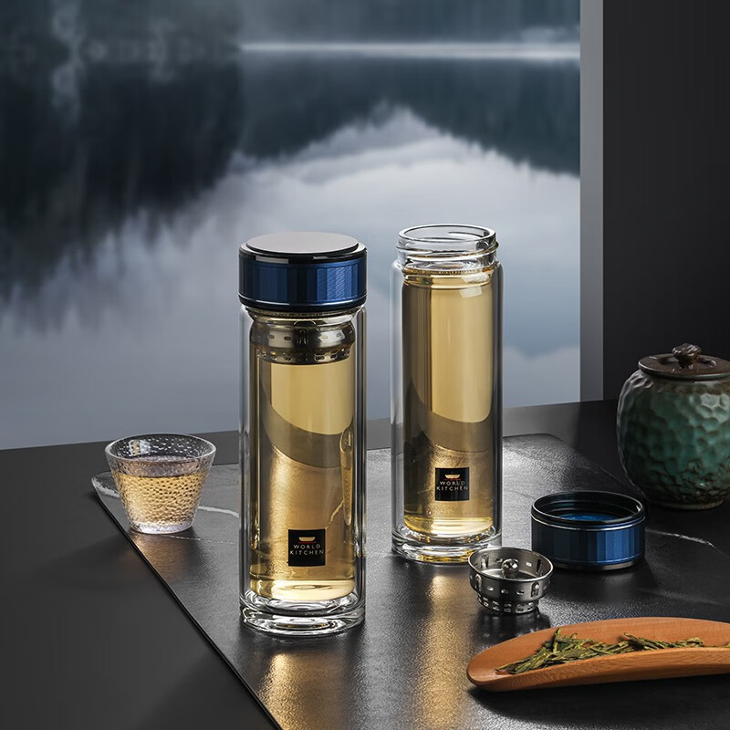 晶蓝玻璃杯400ml