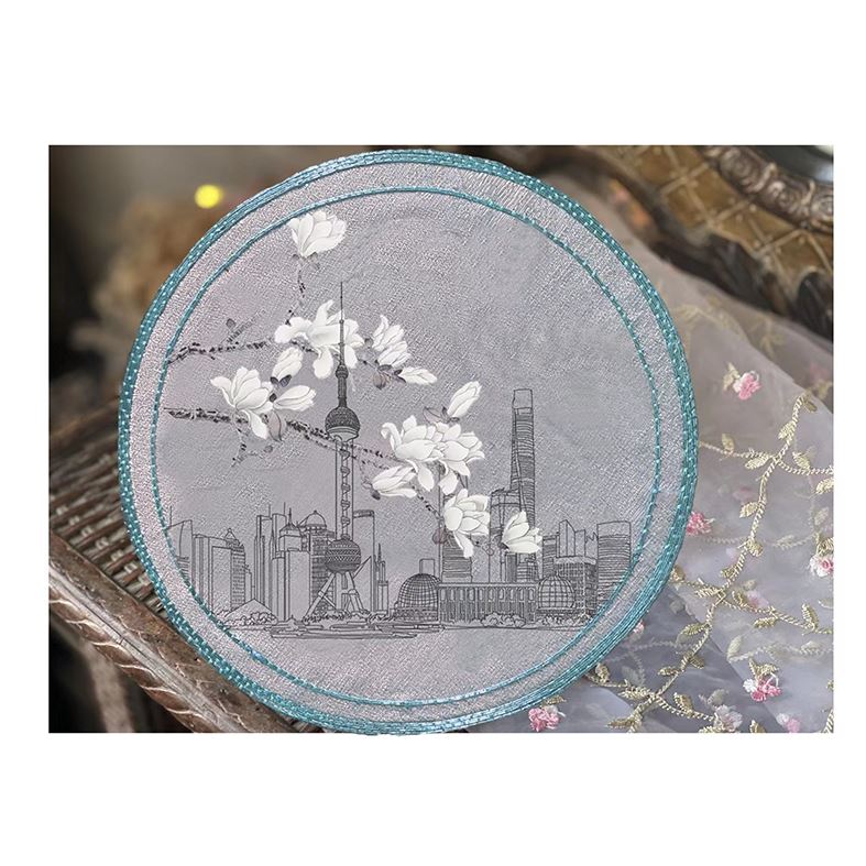 玉兰花香杯垫