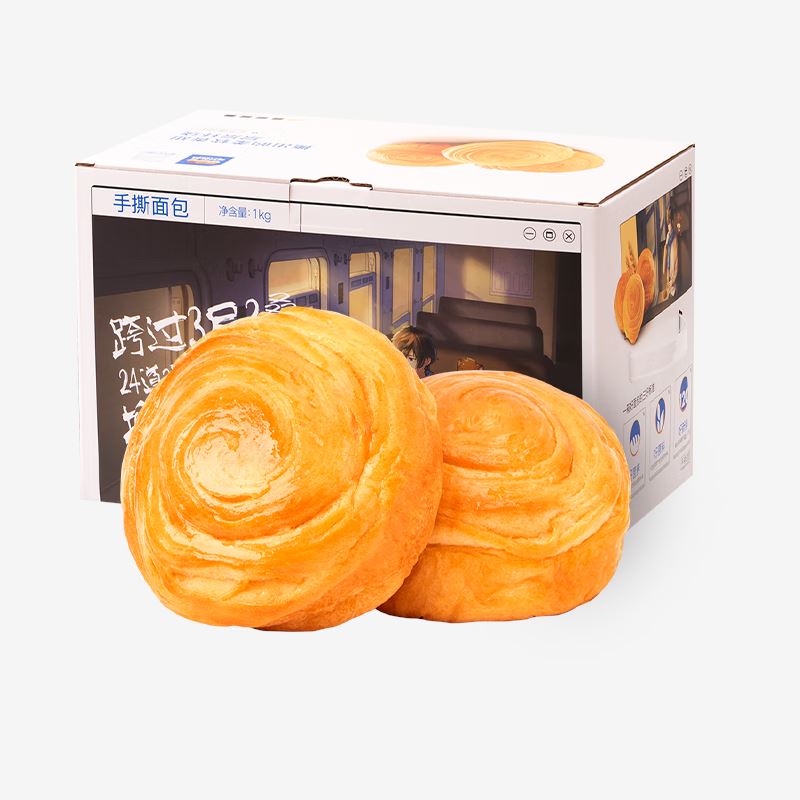 三只松鼠_手撕面包1000g/盒