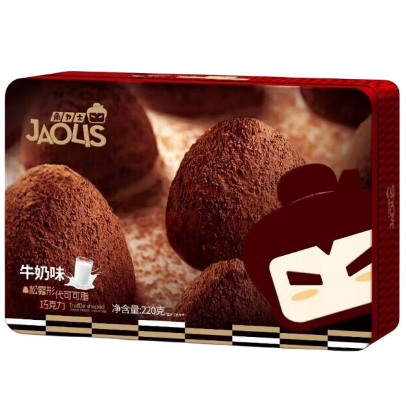角力士（JAOLIS）松露形代可可脂巧克力220g*1盒