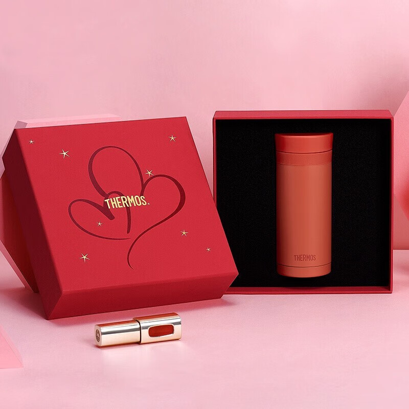 膳魔师口红杯礼盒装200ml（附手提袋）温暖冰沙