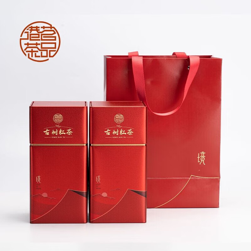 港茗茶品古树红茶500g云南滇红工夫红茶
