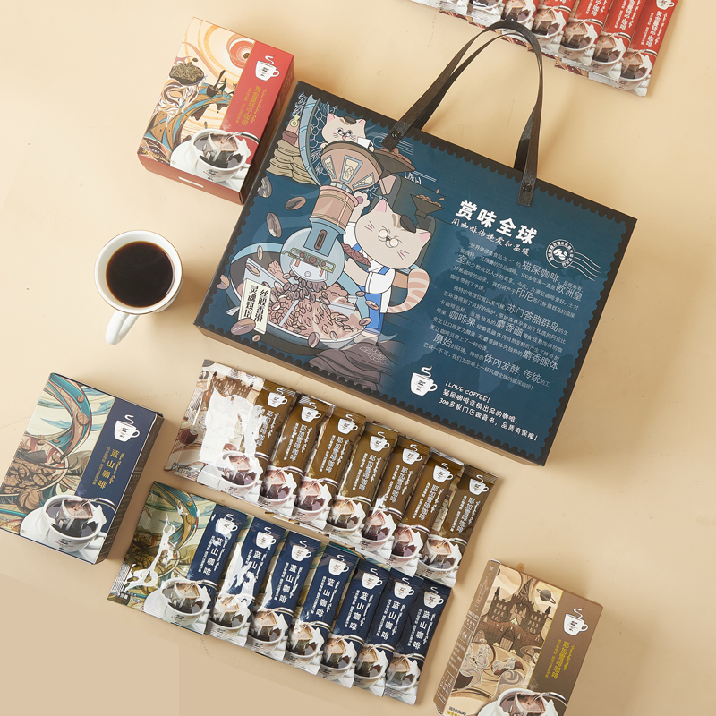 猫屎咖啡连锁&佑晨光漫步情怀（蓝山版）礼盒