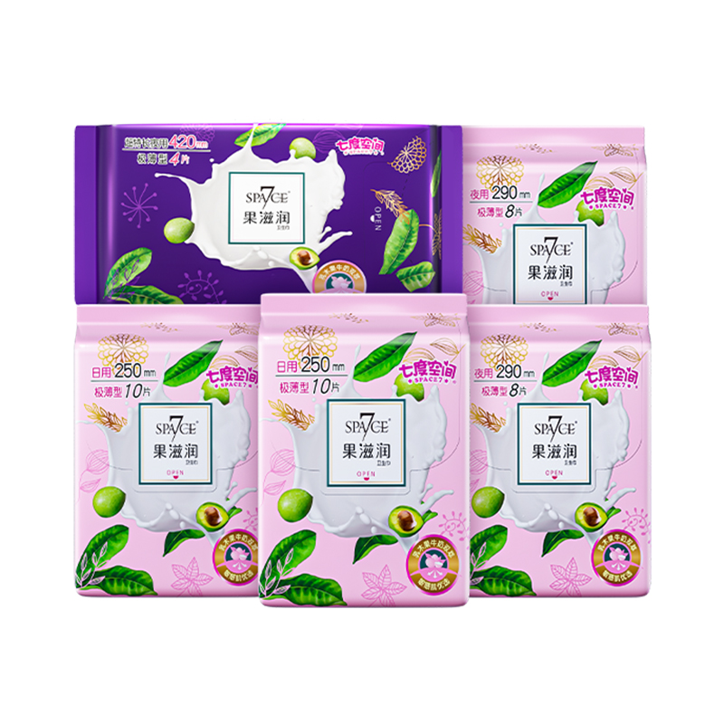 七度空间果滋润系列极薄40片日夜组合