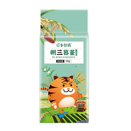鄉(xiāng)谷坊+鄉(xiāng)谷坊朝三暮堇糙米+500G