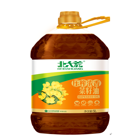 北大荒+壓榨濃香菜籽油食用油+5L