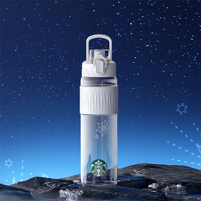 星巴克星芒闪耀款手提运动杯