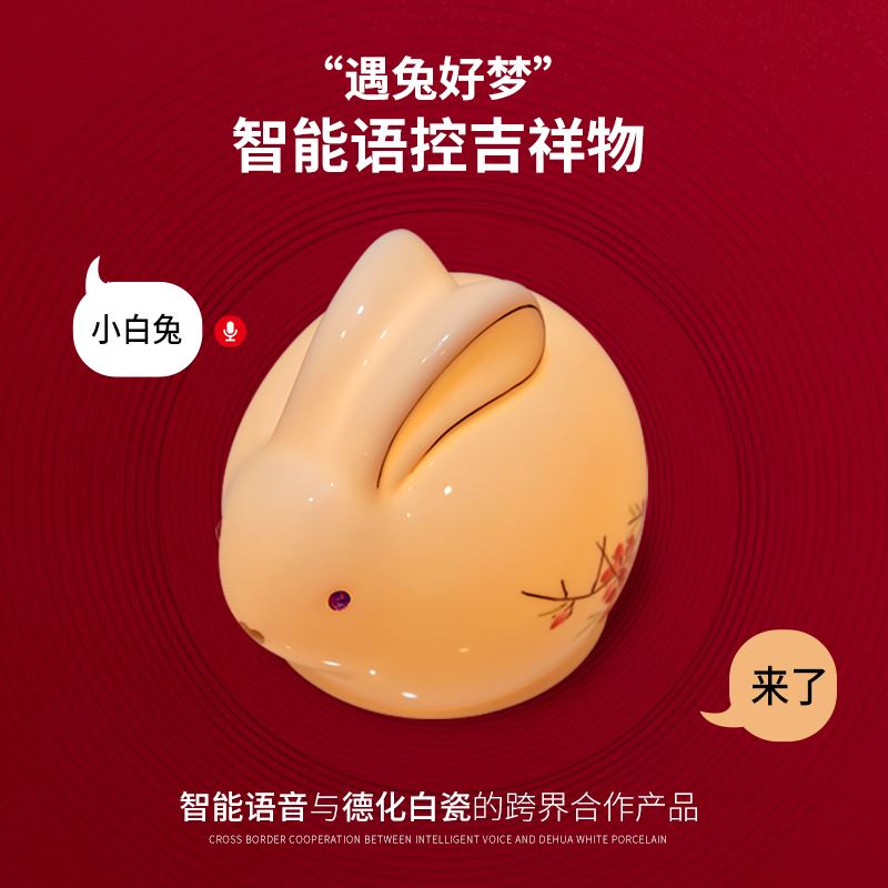 超维遇兔好梦智能语控吉祥物CW8900