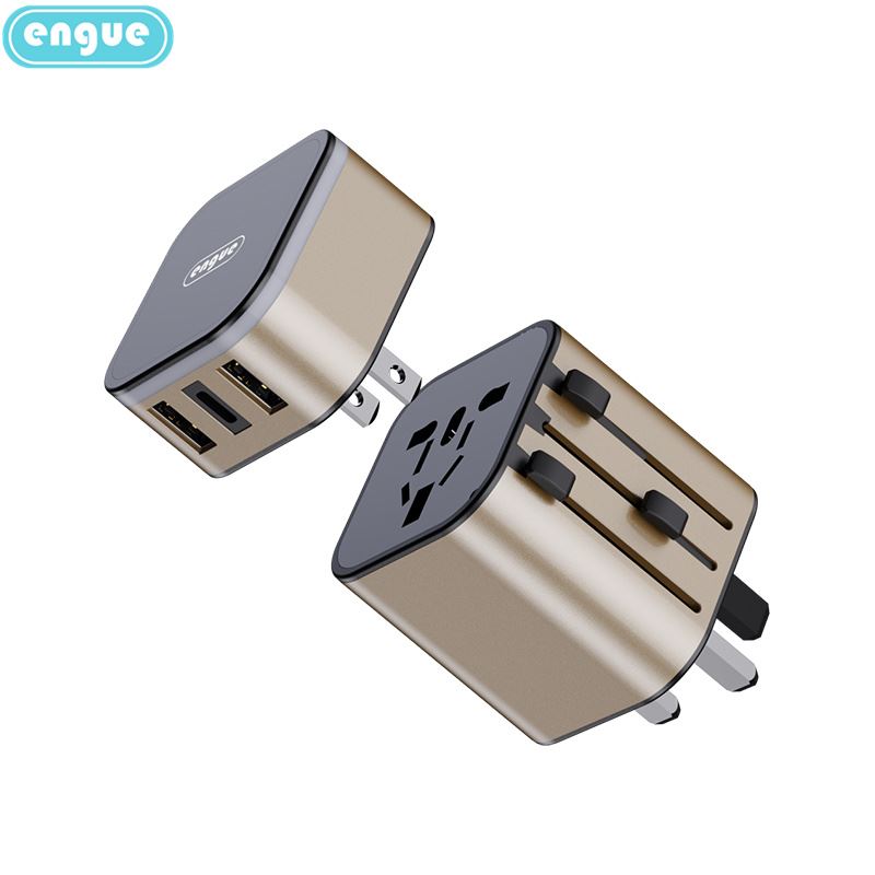 engue恩谷双USB全球转换器EG-701