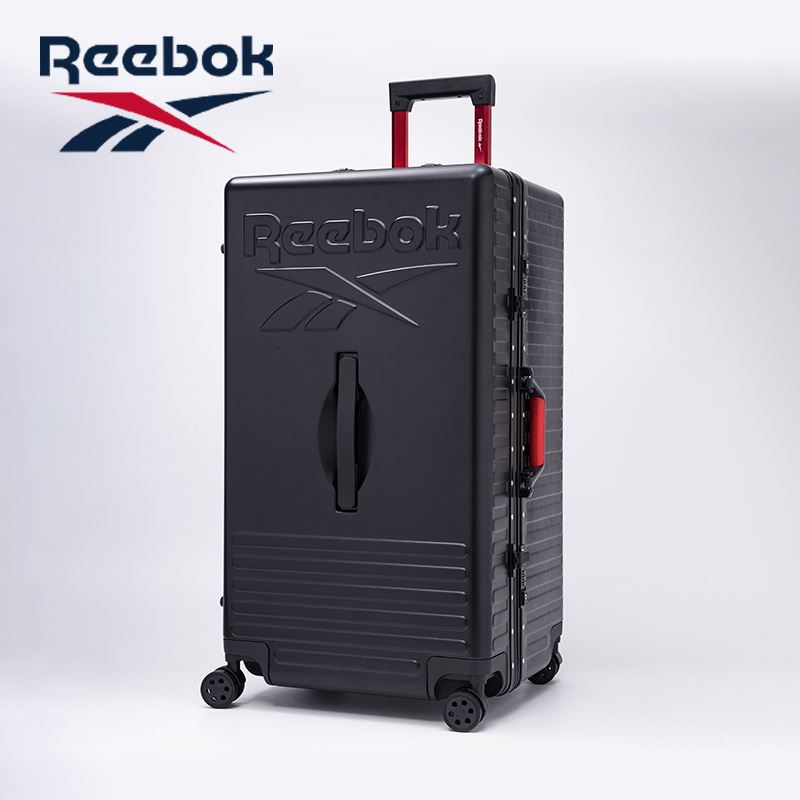 英倫潮流拉桿箱加厚大容量藍銀黑