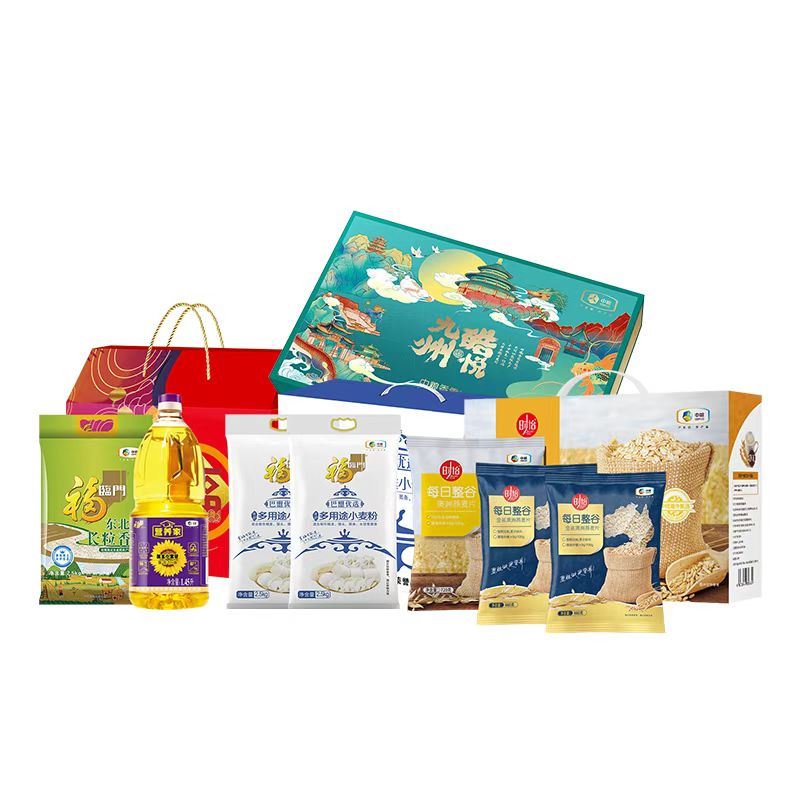 中粮月饼＋米油礼包＋面粉＋燕麦