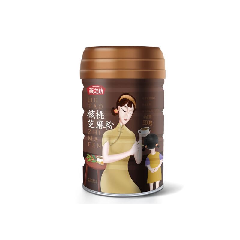 燕之坊核桃芝麻粉（罐裝）500克