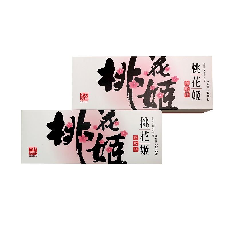 東阿阿膠桃花姬阿膠糕75g*2盒