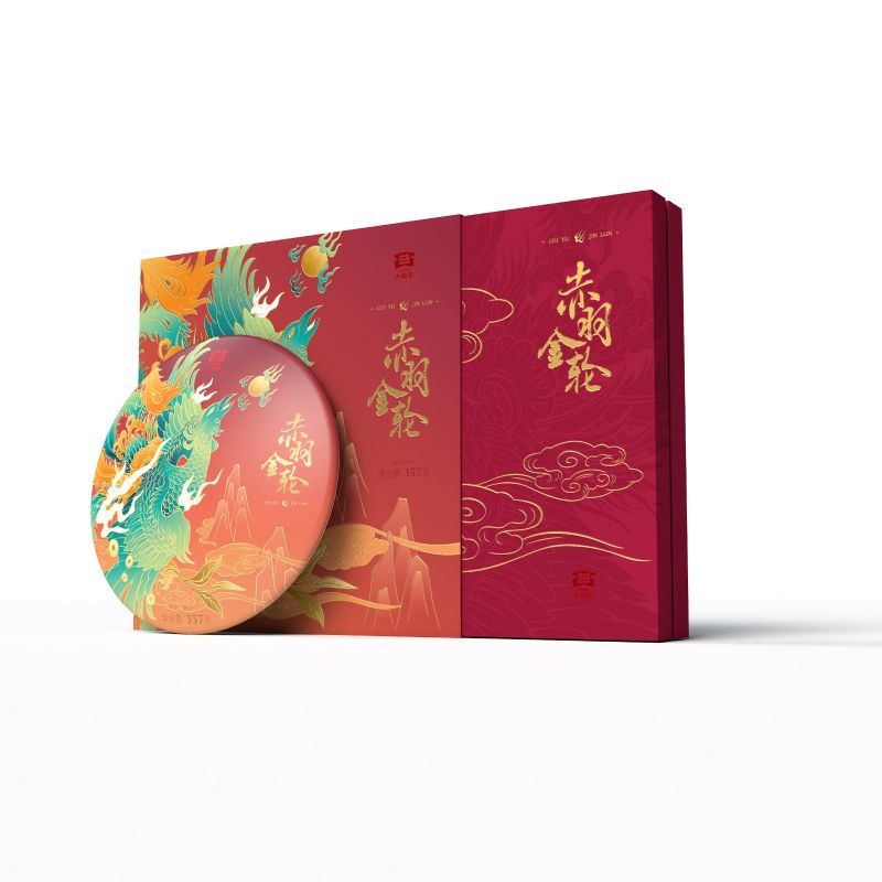 大益茶-赤羽金輪禮盒（熟）