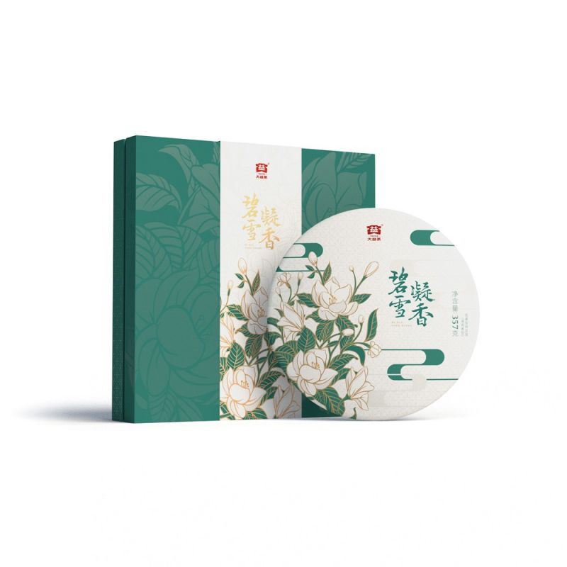 大益茶-碧雪凝香357克/盒