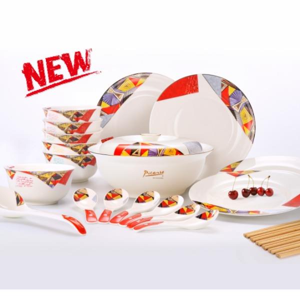 毕加索《Dora》中餐具24头