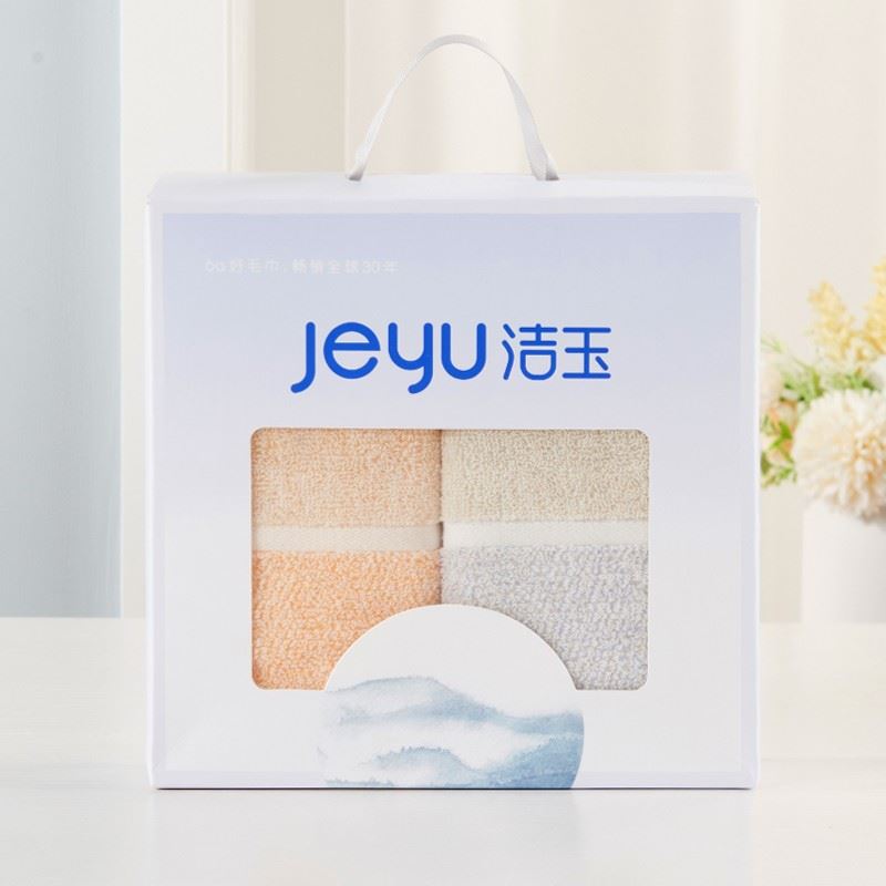 孚日洁玉秋水双条毛巾礼盒
