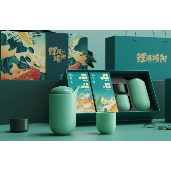 鲤遇端阳茶具组合礼盒