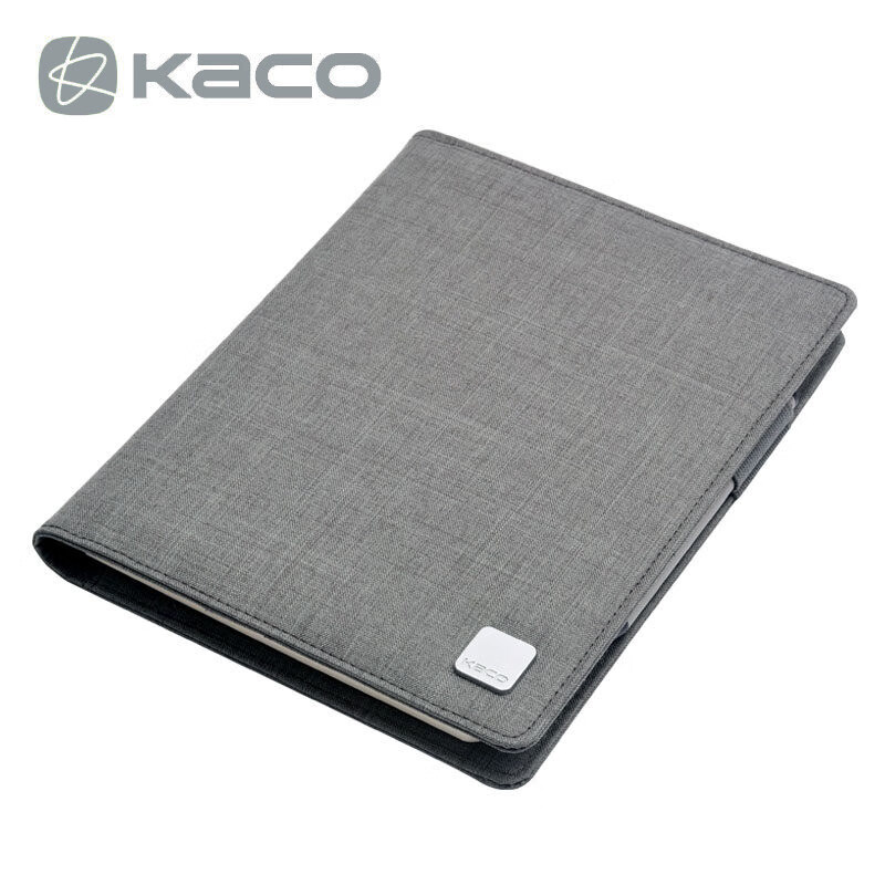 KACO愛樂A5筆記本套簡約禮品訂制LOGO灰色