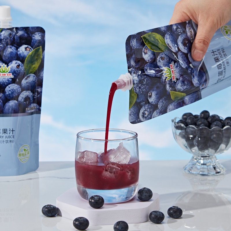 聚康缘野生蓝莓果汁礼盒300ml*8袋