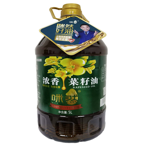 咪然非转浓香菜籽油5L55923