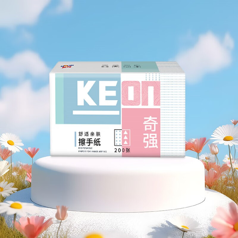 奇强QQCSD248牌擦手纸200张*4包
