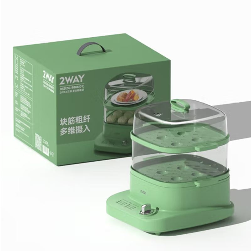都市太太2WAY艾维·多功能电蒸料理锅