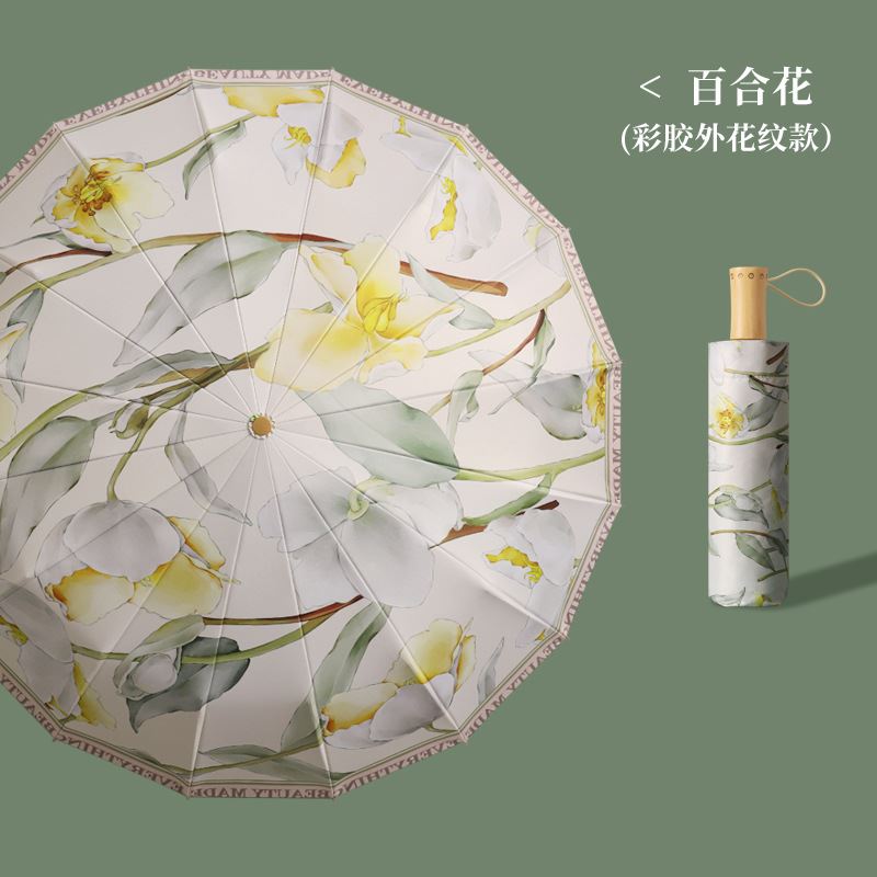 16骨三折遮阳伞