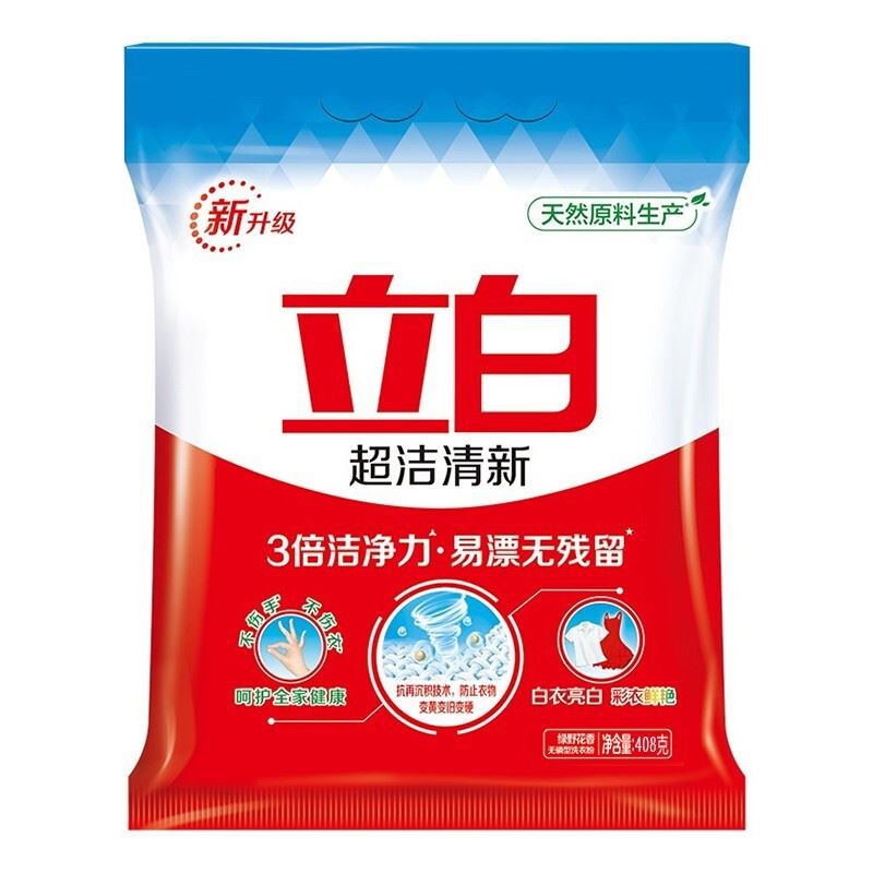 立白超洁清新粉408g