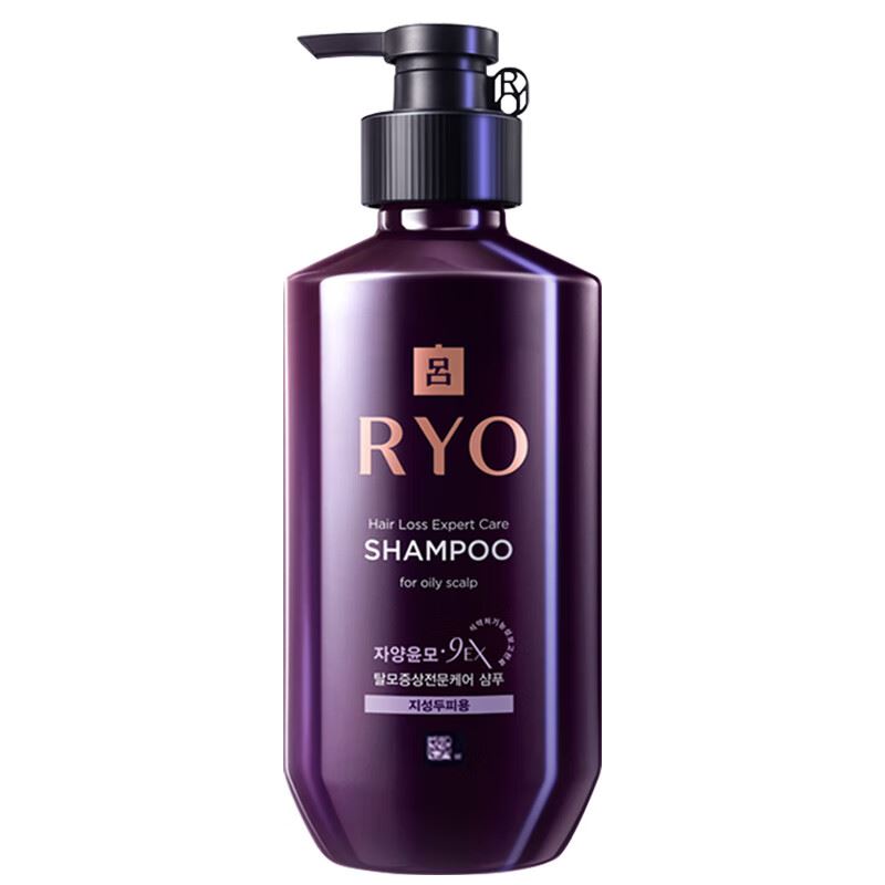 吕韩国进口紫吕强效控油洗发水400ml