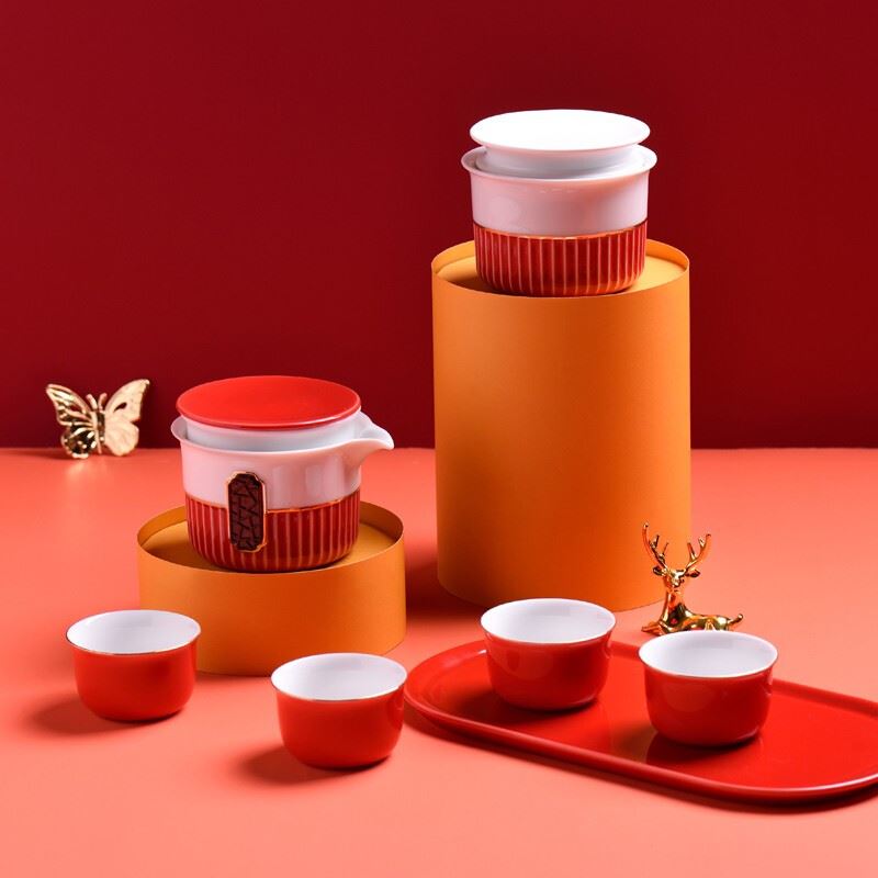 唯嘟尚品红韵茶具套装W-H14