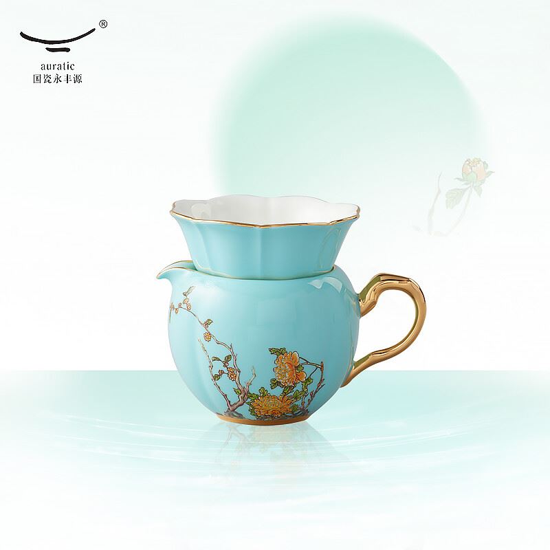 永丰源西湖蓝2头公道杯180ml