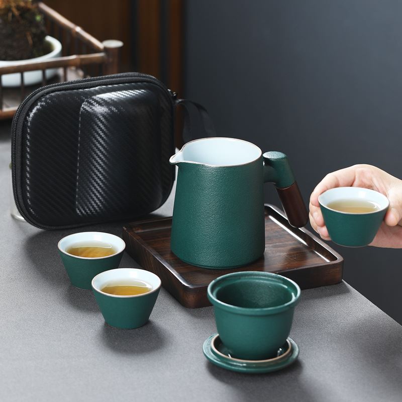 闽匠陶瓷尚行便携旅行茶具