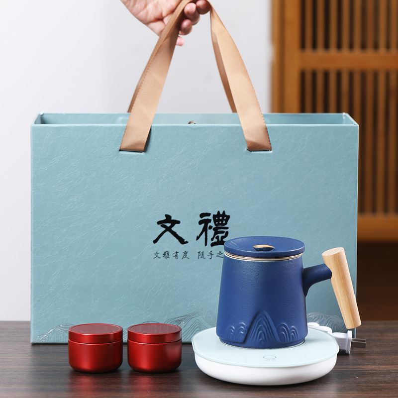 闽匠陶瓷文礼·恒温水杯6件套