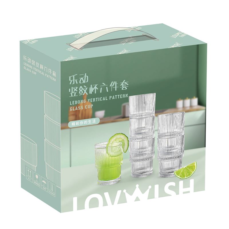 乐唯诗乐动竖纹杯六件套LDB/L6