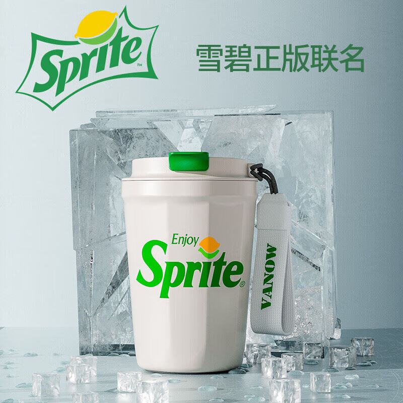 Vanow雪碧联名陶咖啡杯390ML