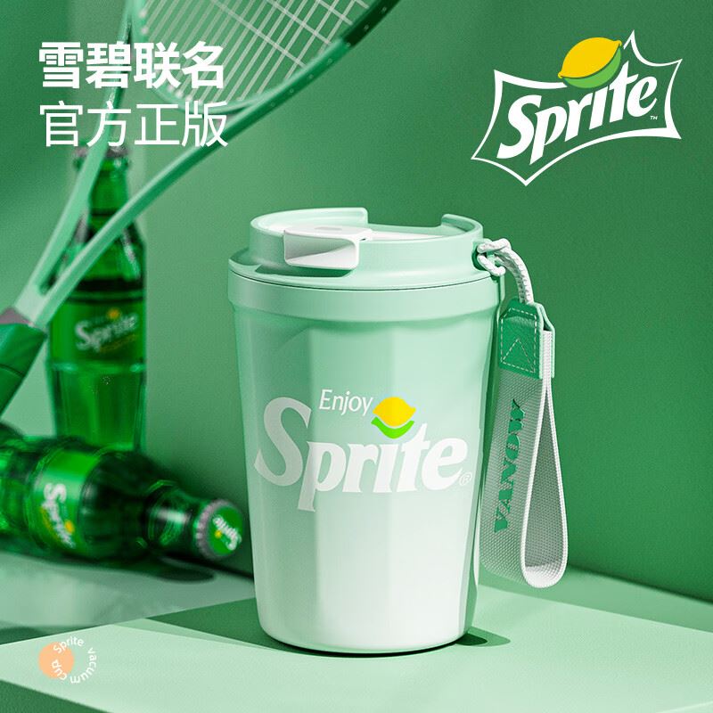 Vanow雪碧联名陶咖啡杯390ml