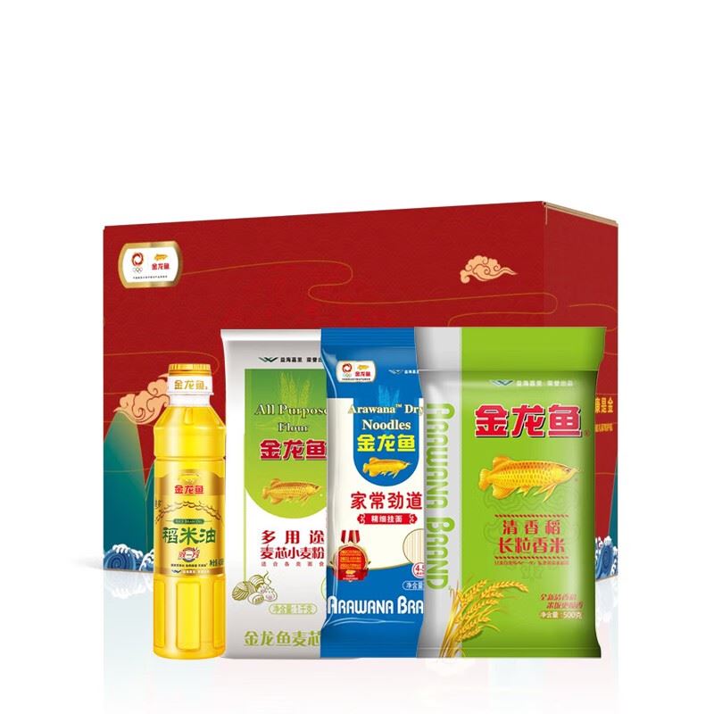 金龙鱼-初心大礼包2000g+400ml
