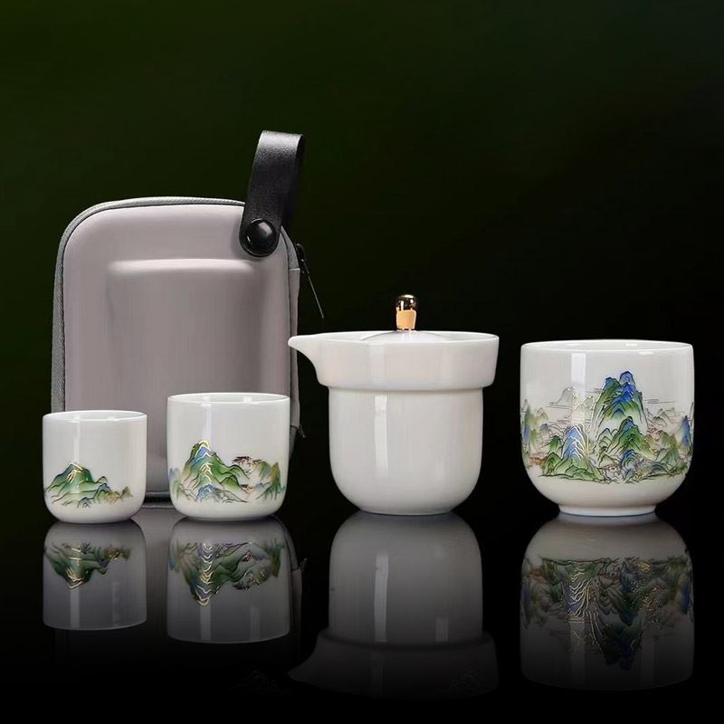 贝洛可锦绣山河-茶具四件套BK104