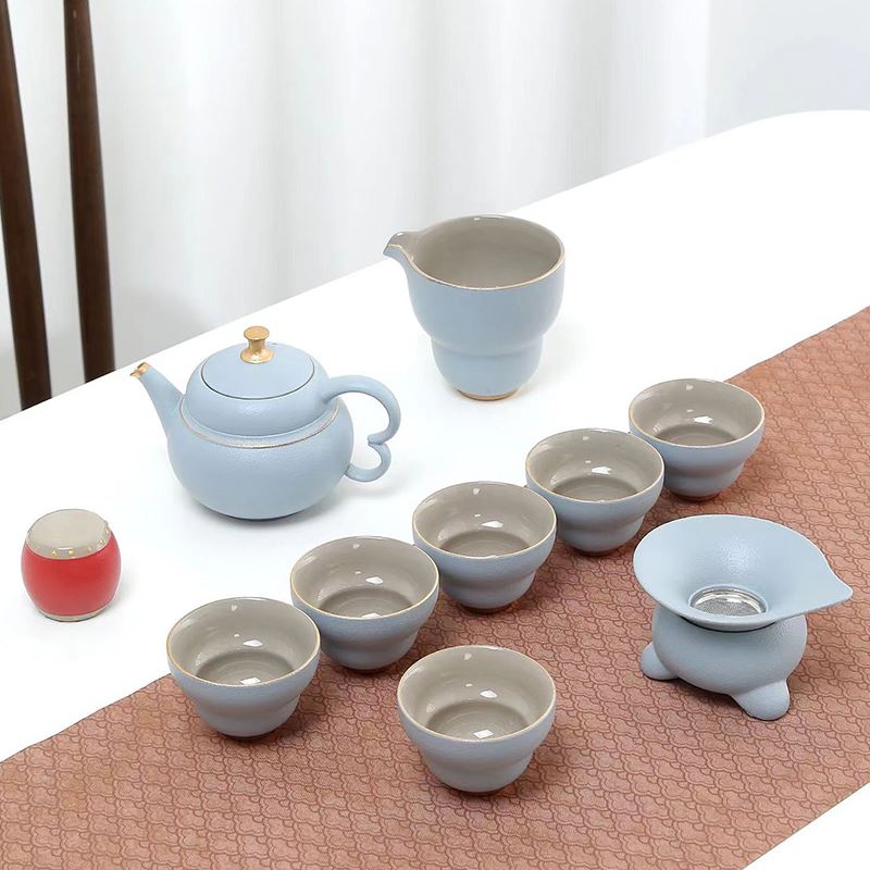 贝洛可水墨天青-茶具11头灰BK110
