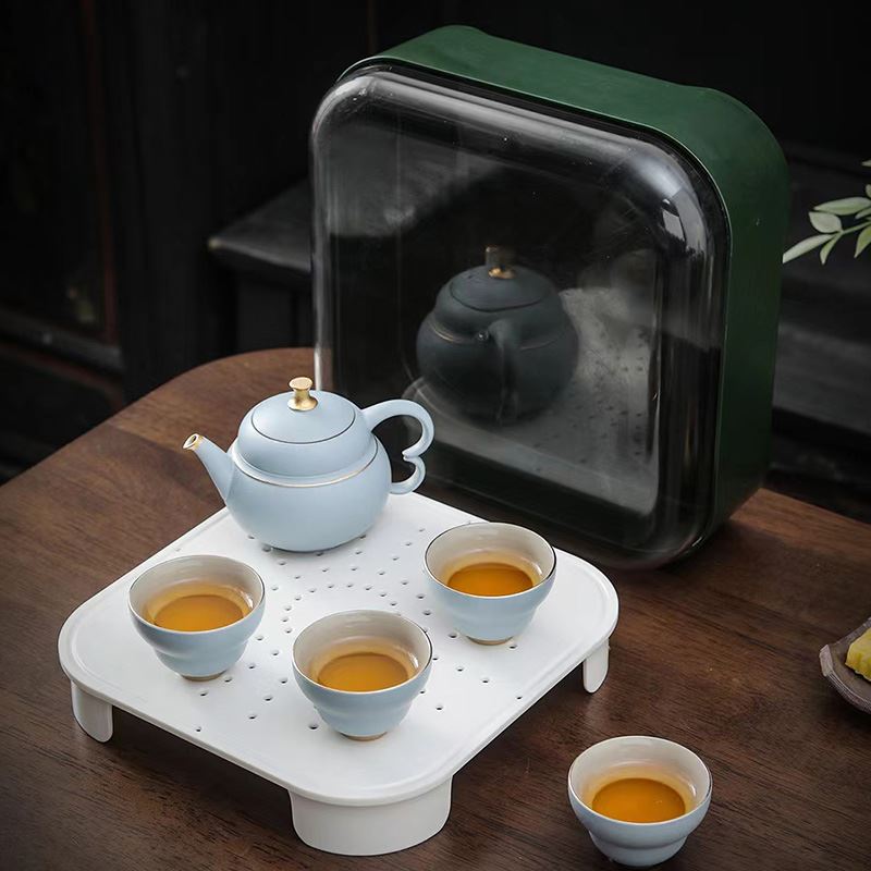 贝洛可水墨天青-茶具5头灰BK111