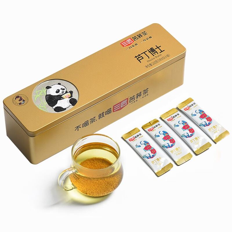 三匠265g芦丁博士荞麦粉（蜀锦熊猫铁盒