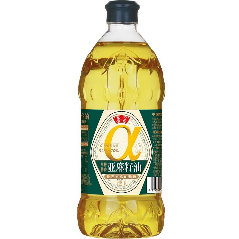 鲁花亚麻籽油1.6L