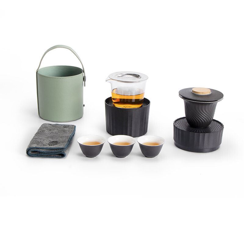 南山先生小白盖碗茶盒套装2.0