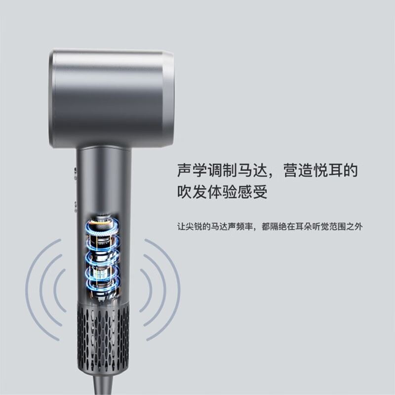 德国巴赫负离子护发电吹风机灰XF-01