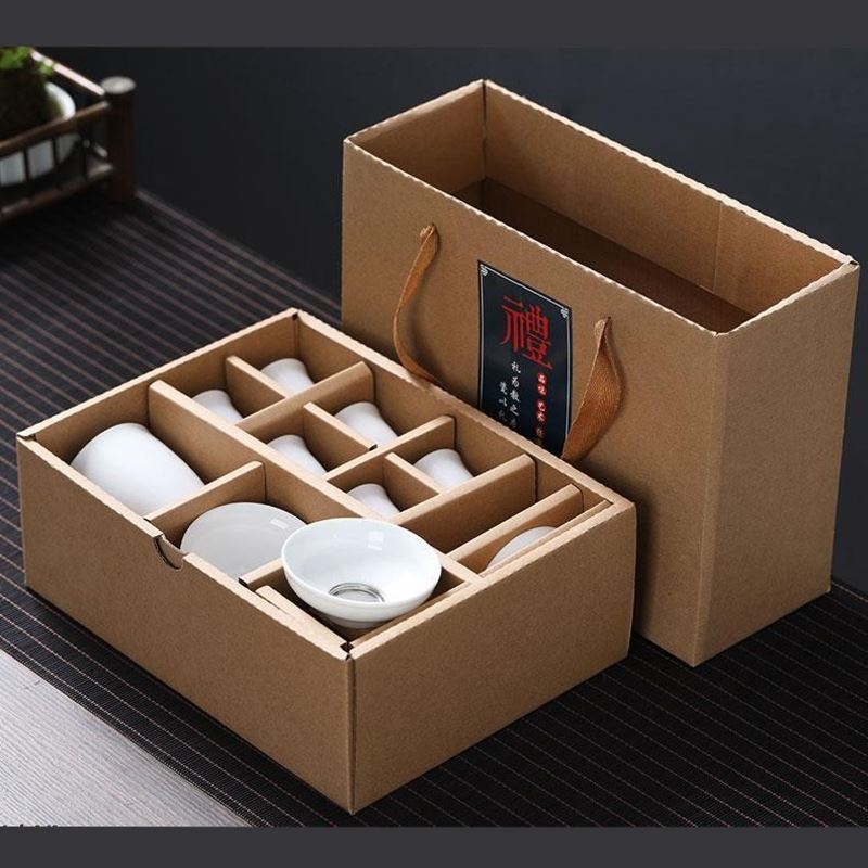 闽匠陶瓷10头德化高白瓷茶具套装
