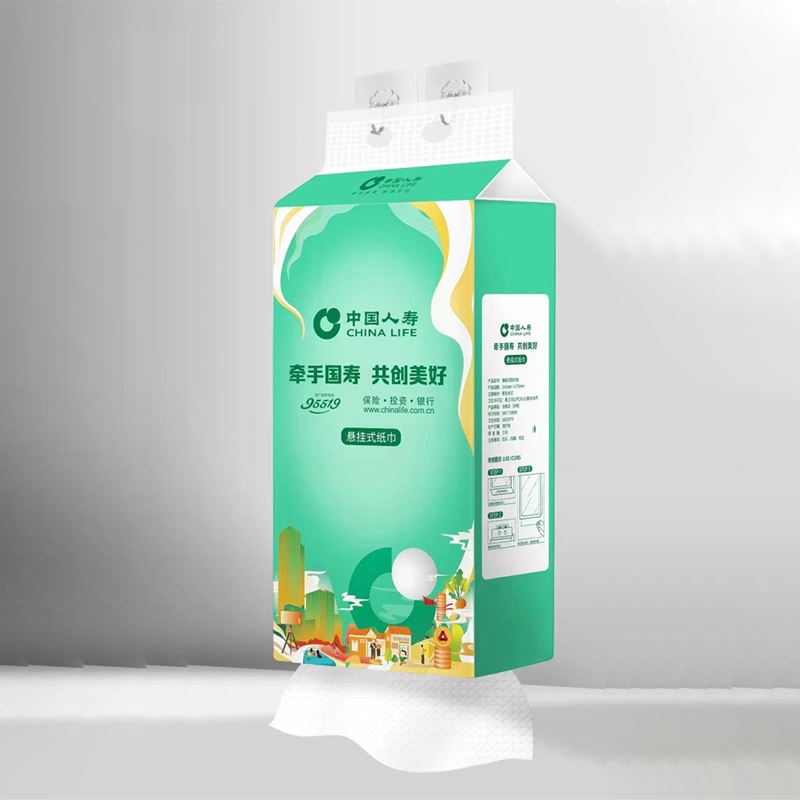 纸路者人寿悬挂式纸巾