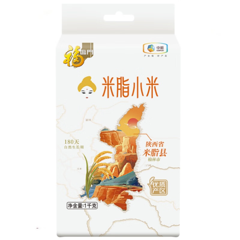 中粮福临门米脂小米1kg